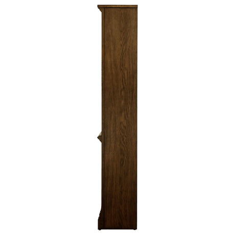 Hartshill Burnished Oak 5-Shelf Bookcase by Coaster at Eve Furniture