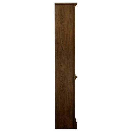 Hartshill Burnished Oak 5-Shelf Bookcase by Coaster at Eve Furniture