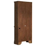 Hartshill Burnished Oak Bookcase with Cabinet by Coaster at Eve Furniture