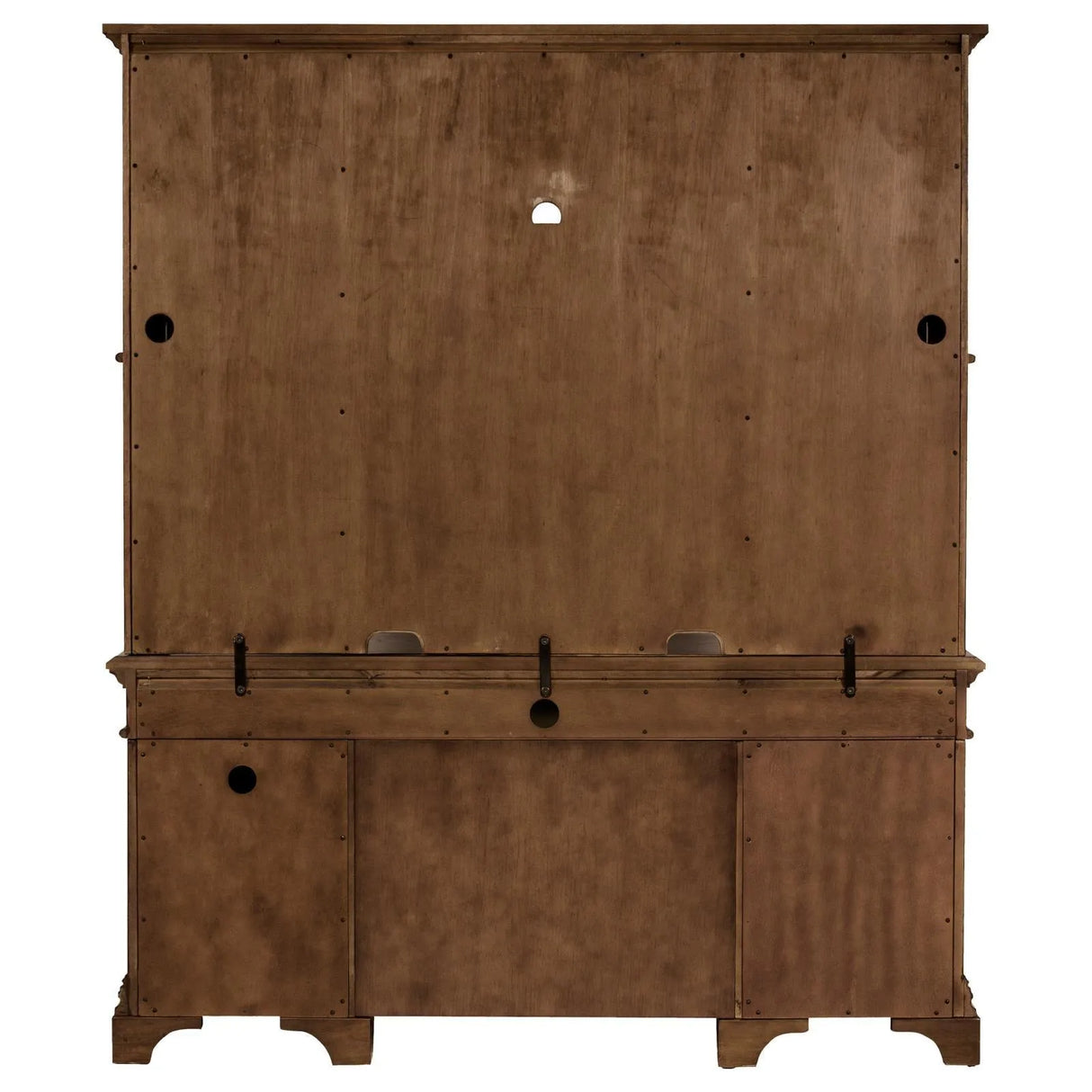 Hartshill Burnished Oak Credenza with Hutch by Coaster at Eve Furniture