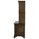 Hartshill Burnished Oak Credenza with Hutch by Coaster at Eve Furniture