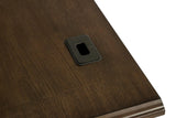 Hartshill Burnished Oak Credenza with Power Outlet by Coaster at Eve Furniture