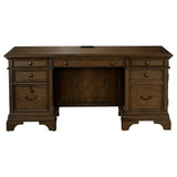 Hartshill Burnished Oak Credenza with Power Outlet by Coaster at Eve Furniture