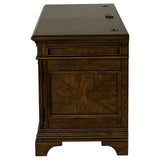 Hartshill Burnished Oak Credenza with Power Outlet by Coaster at Eve Furniture