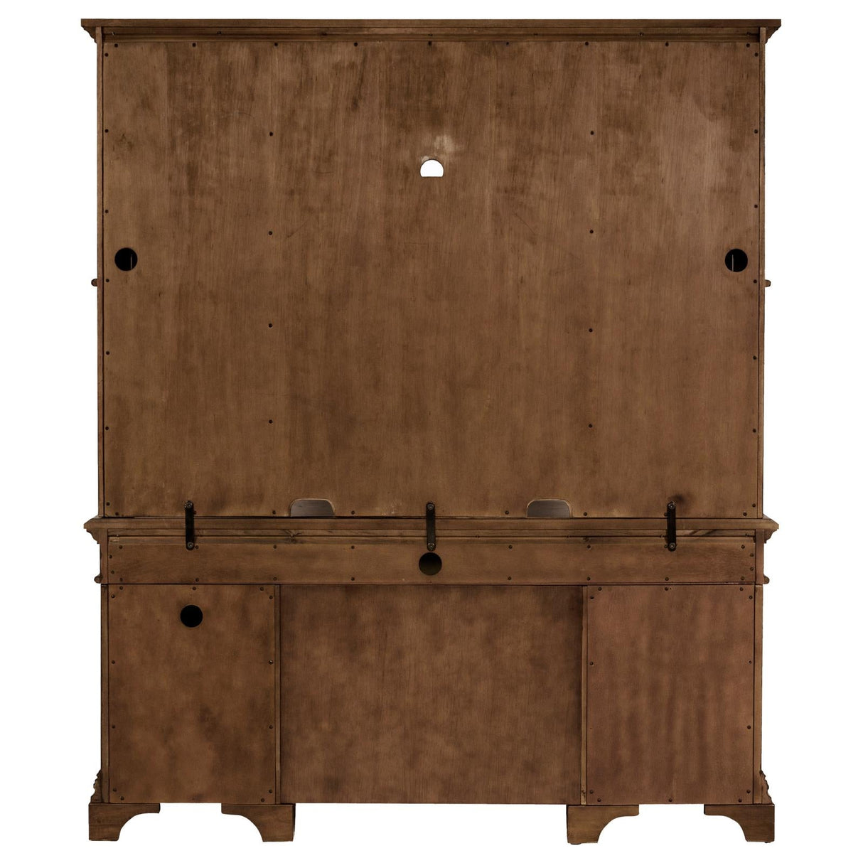 Hartshill Burnished Oak Credenza with Hutch