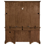 Hartshill Burnished Oak Credenza with Hutch