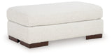 Hartside Frosted Ottoman by Ashley at Eve Furniture