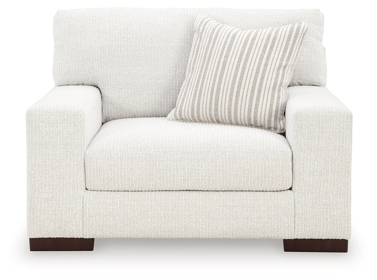 Hartside Frosted Oversized Chair by Ashley at Eve Furniture