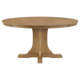 Hartville Natural Light Brown 60-inch Round Dining Table by Coaster at Eve Furniture