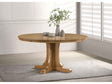 Hartville Natural Light Brown 60-inch Round Dining Table by Coaster at Eve Furniture