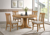 Hartville Natural Light Brown Dining Side Chair (Set of 2) by Coaster at Eve Furniture