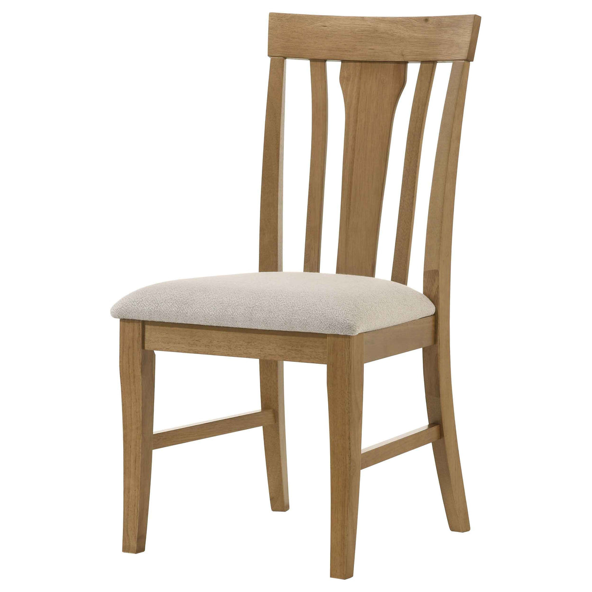 Hartville Natural Light Brown Dining Side Chair (Set of 2) by Coaster at Eve Furniture