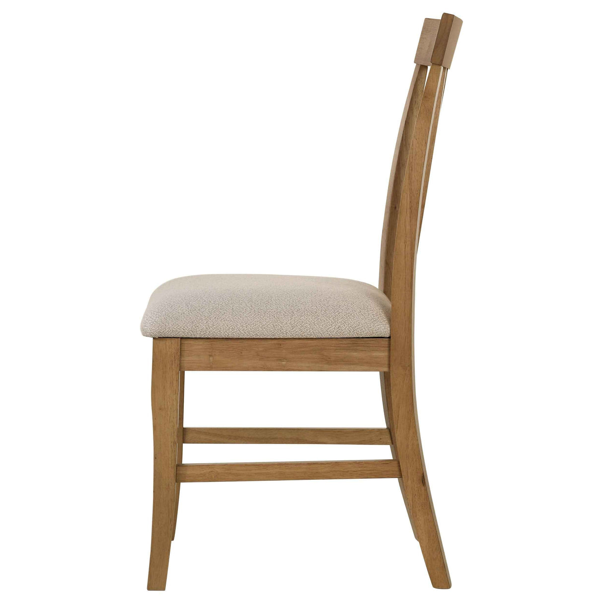 Hartville Natural Light Brown Dining Side Chair (Set of 2) by Coaster at Eve Furniture