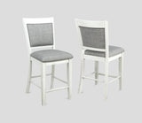 Hartwell Chalk Gray Counter Height Chair, Set of 2 by Crown Mark at Eve Furniture