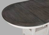Hartwell Chalk Gray Counter Height Dining Set by Crown Mark at Eve Furniture