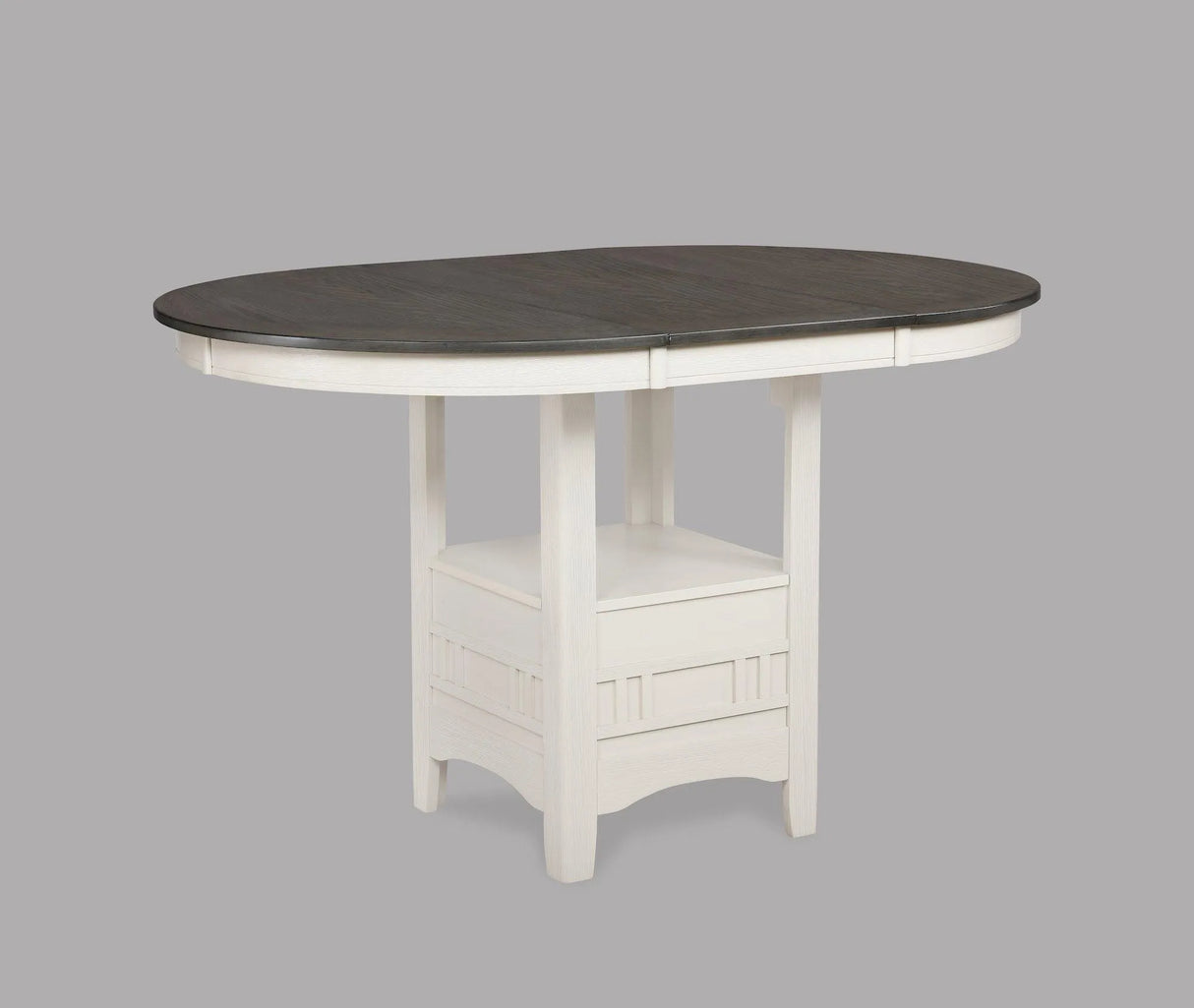 Hartwell Chalk Gray Counter Height Dining Set by Crown Mark at Eve Furniture