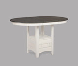 Hartwell Chalk Gray Counter Height Dining Set by Crown Mark at Eve Furniture