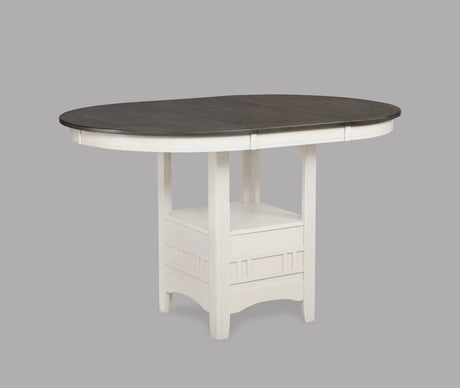 Hartwell Chalk Gray Counter Height Dining Set by Crown Mark at Eve Furniture
