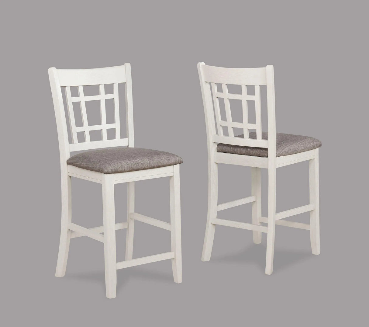Hartwell Chalk Gray Counter Height Dining Set by Crown Mark at Eve Furniture