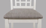 Hartwell Chalk Gray Counter Height Dining Set by Crown Mark at Eve Furniture