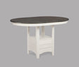 Hartwell Chalk Gray Counter Height Table by Crown Mark at Eve Furniture