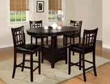 Hartwell Espresso Counter Height Chair, Set of 2 by Crown Mark at Eve Furniture