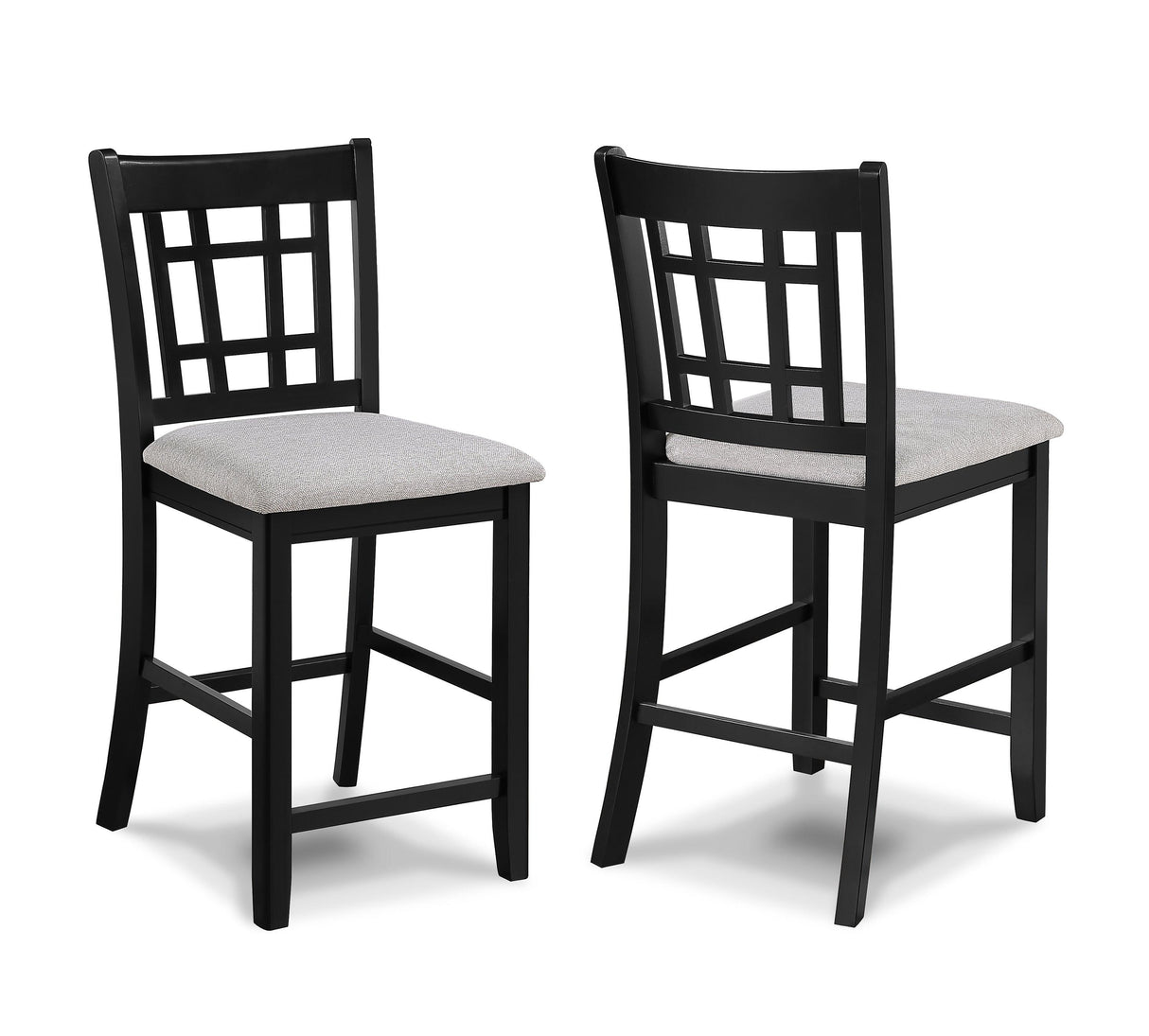 Hartwell Light Gray Counter Height Dining Set by Crown Mark at Eve Furniture