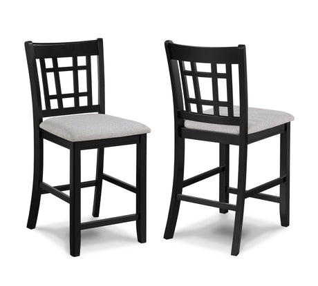 Hartwell Light Gray Counter Height Dining Set by Crown Mark at Eve Furniture