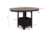 Hartwell Light Gray Counter Height Dining Set by Crown Mark at Eve Furniture
