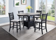 Hartwell Light Gray Counter Height Dining Set by Crown Mark at Eve Furniture