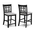 Hartwell Light Gray Counter Height Dining Chair, Set of 2 by Crown Mark at Eve Furniture