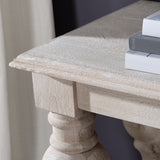 Harvest White/Tan Console Table by Crestview at Eve Furniture