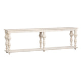 Harvest White/Tan Console Table by Crestview at Eve Furniture