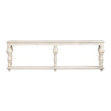 Harvest White/Tan Console Table by Crestview at Eve Furniture