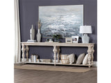 Harvest White/Tan Console Table by Crestview at Eve Furniture
