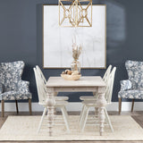 Harvest White/Tan Dining Table by Crestview at Eve Furniture
