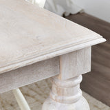 Harvest White/Tan Dining Table by Crestview at Eve Furniture