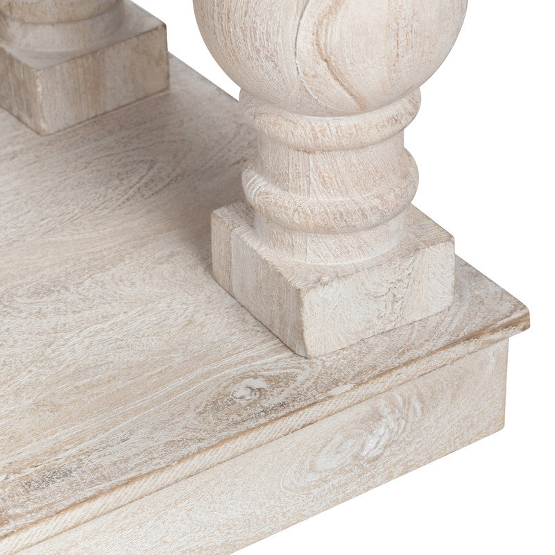 Harvest White/Tan Etagere by Crestview at Eve Furniture
