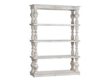 Harvest White/Tan Etagere by Crestview at Eve Furniture