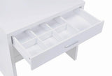 Harvey White 2-Piece Vanity Set with Lift-Top Stool by Coaster at Eve Furniture