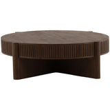 Harvin Coffee Table, Brown by Dovetail at Eve Furniture
