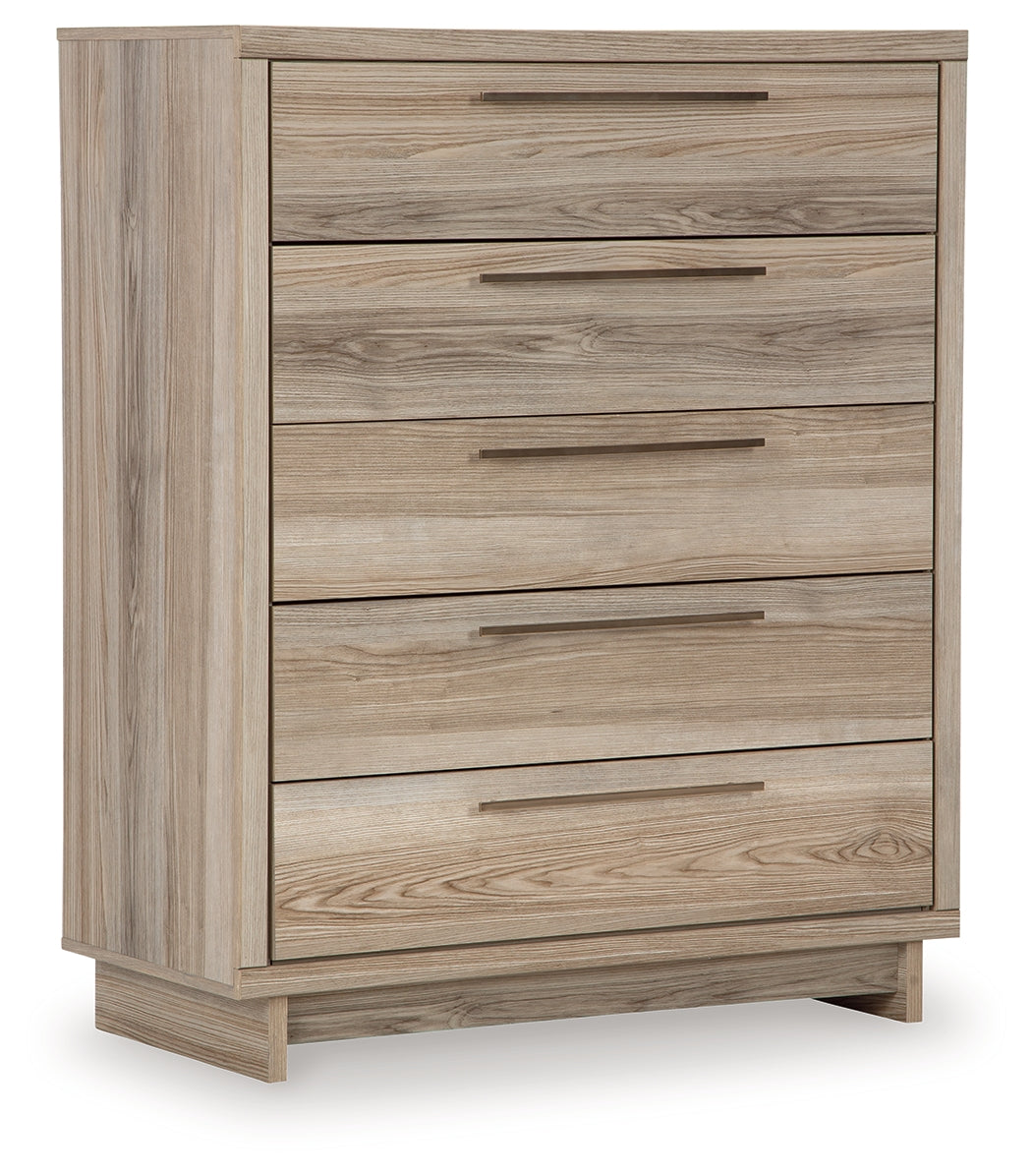 Hasbrick Tan Chest of Drawers