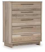 Hasbrick Tan Chest of Drawers