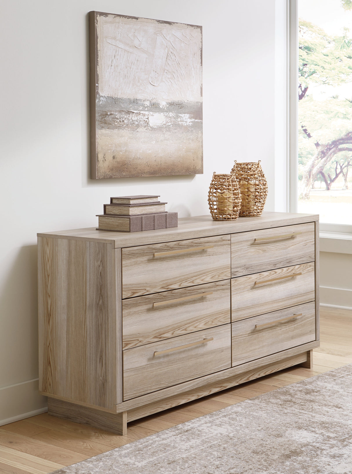 Hasbrick Tan Dresser