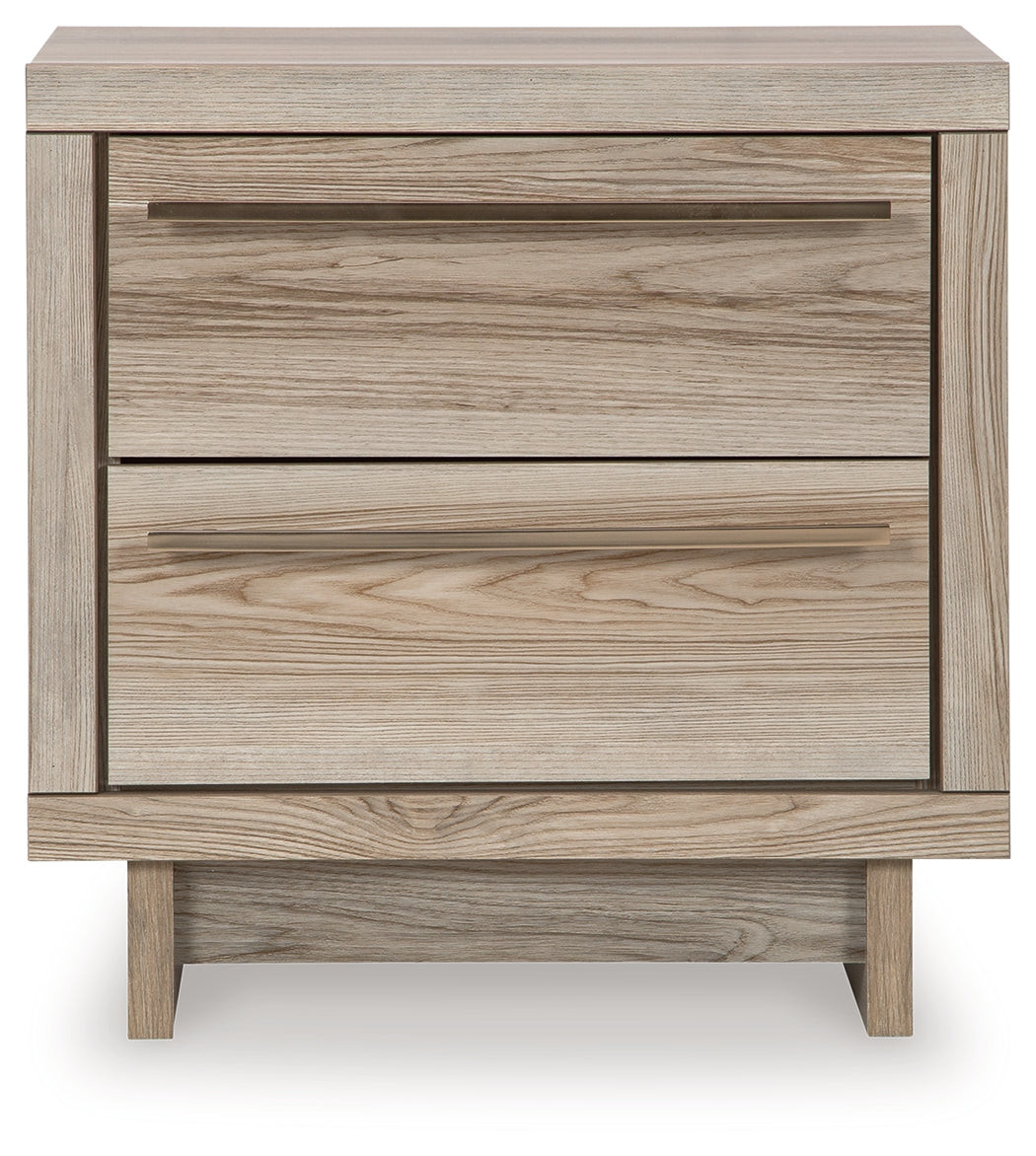 Hasbrick Tan Nightstand