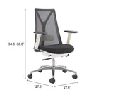 Hasso Black Office Chair by Zuomod at Eve Furniture