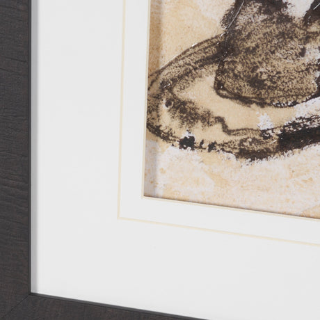 "Hat Trick" by Mercana Studio Hand-Embellished Textured Framed Artwork Matted under Glass by Mercana at Eve Furniture