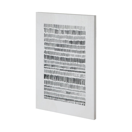 Hatches by Mercana Studio a Hand Embellished Textured Canvas by Mercana at Eve Furniture