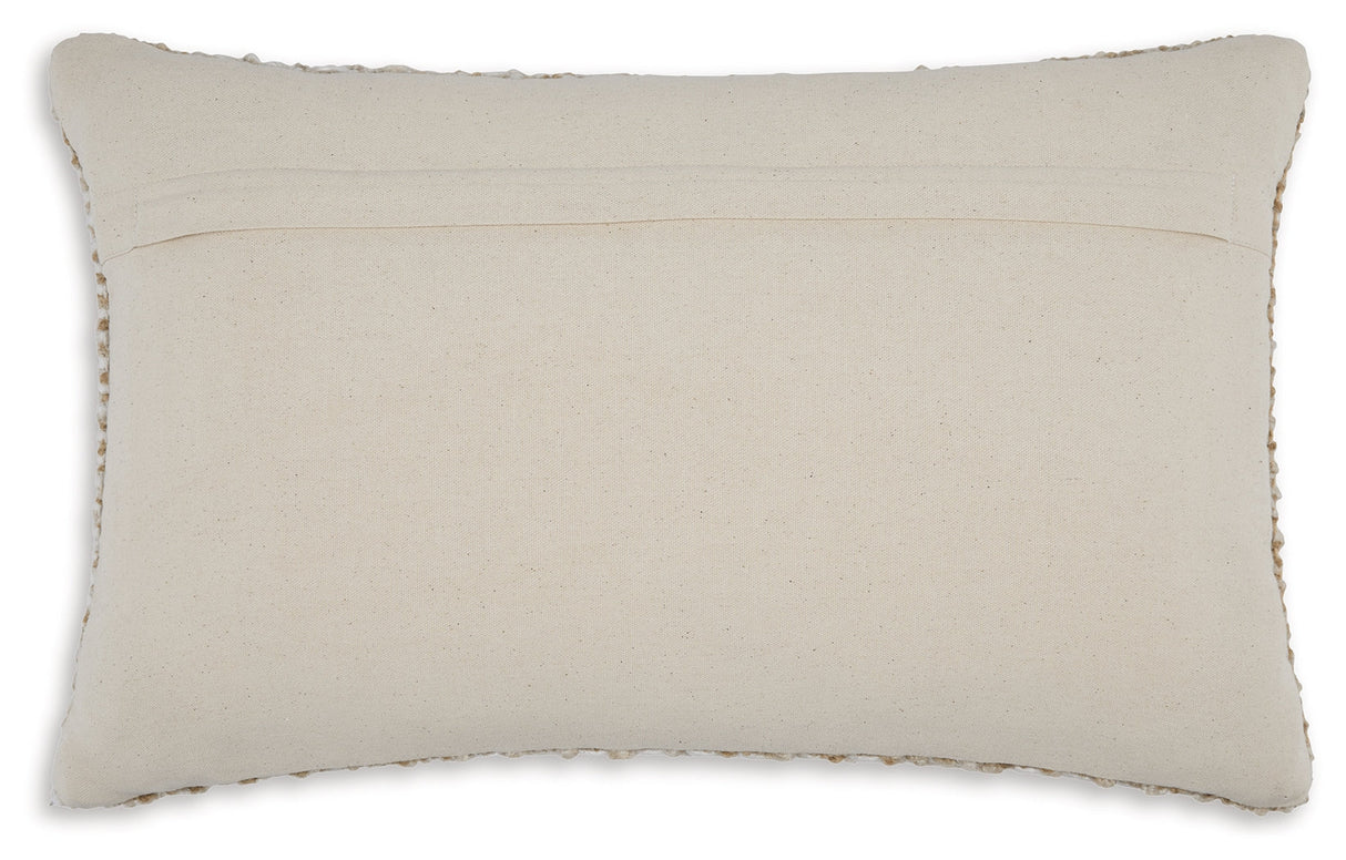 Hathby Tan/White Pillow