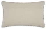 Hathby Tan/White Pillow by Ashley at Eve Furniture